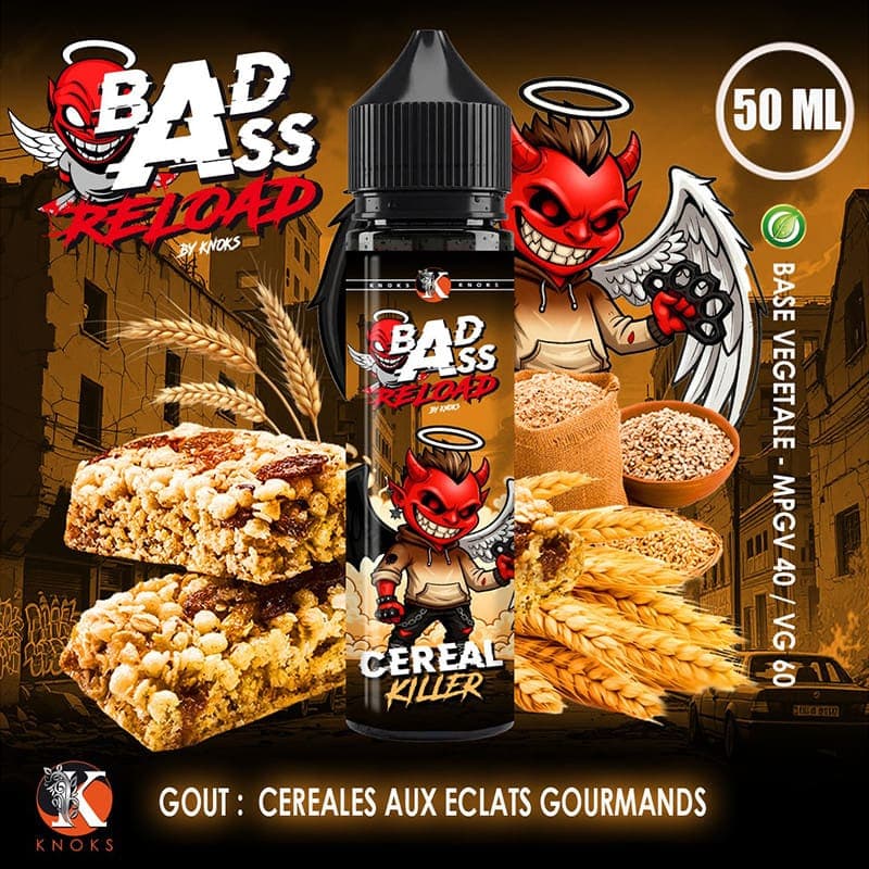 Cereal Killer - Bad Ass Reload - 50ml 0mg - Knoks
