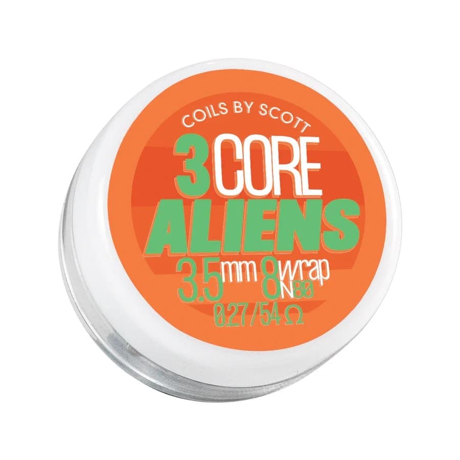 3 Core Aliens 0.27Ω Ni80 - Coils by Scott