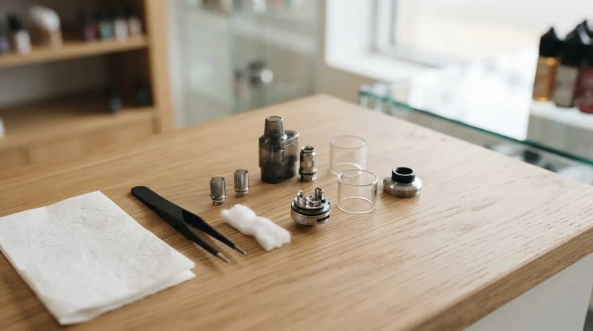 Entretien cigarette électronique : nettoyage, pannes et solutions